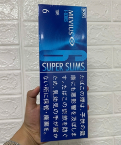 Original MEVIUS E Series 6mg 100's Super Slim Japanese Version Hard Pack Cigarettes – 1 Carton (10 Packs / 200 Cigarettes) | Free Worldwide Shipping