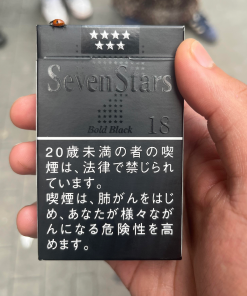 Alternative view of Original Seven Stars Bold Black 18mg Japanese Version Hard Pack Cigarettes – 1 Carton (10 Packs / 200 Cigarettes) | Free Worldwide Shipping