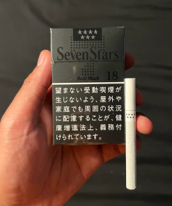 Original Seven Stars Bold Black 18mg Japanese Version Hard Pack Cigarettes – 1 Carton (10 Packs / 200 Cigarettes) | Free Worldwide Shipping